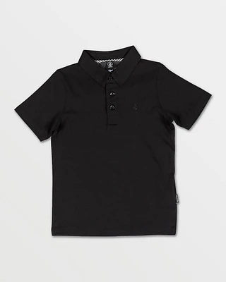 Toddler Boys Wowzer Polo Short Sleeve Shirt - Black