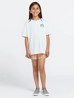 Girls Truly Stoked Bf Tee - Chlorine