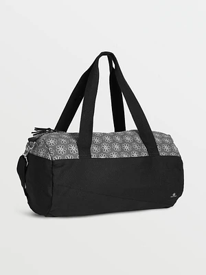 Schoolyard Canvas Duffel - Black/White