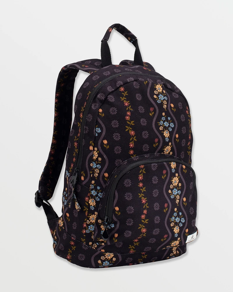 Schoolyard Canvas Backpack - Black