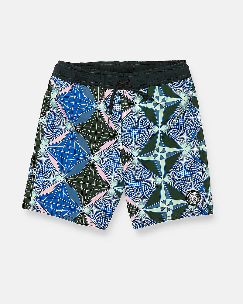 Little Boys Interwebz Trunks - Blue