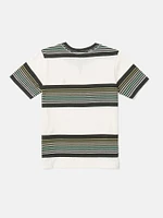 Little Boys Knowstone Crew Short Sleeve Tee - Off White