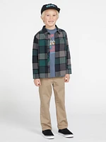 Little Boys Caden Plaid Flannel