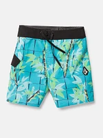 Little Boys Lido Print Mod-Tech Trunks - Clearwater