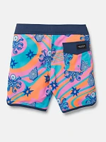 Little Boys Octoparty Scallop Mod-Tech Trunks - Multi