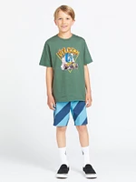 Little Boys Hot Rodder Short Sleeve Tee - Fir Green