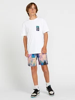 Little Boys Extract Short Sleeve Tee - White