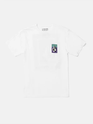 Little Boys Extract Short Sleeve Tee - White