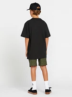 Little Boys Break It Short Sleeve Tee - Black