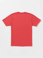 Little Boys Bone Slide Short Sleeve Tee -  Flash Red