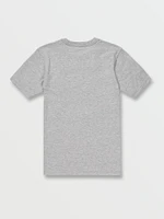 Little Boys Vibes Time Short Sleeve Tee - Heather Grey