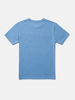 Little Boys Stone Liner Short Sleeve Tee - Blue Bird Heather