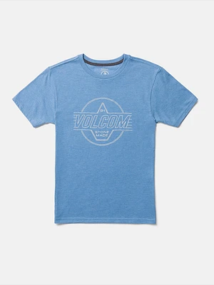 Little Boys Stone Liner Short Sleeve Tee - Blue Bird Heather