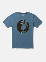 Little Boys Fill It Up Short Sleeve Tee - Stone Blue Heather