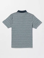 Static Stone Polo Short Sleeve Shirt - Navy