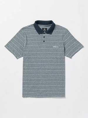 Static Stone Polo Short Sleeve Shirt - Navy