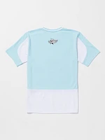 Volcom Entertainment Noa Deane Short Sleeve Crew Shirt - Misty Blue