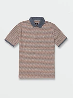 Veeco Vital Short Sleeve Polo - Slate Blue