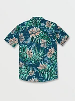 Marble Floral Short Sleeve Shirt