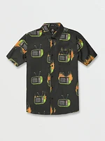 Featured Artist Justin Hager Woven Short Sleeve Shirt