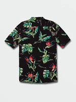 Birds Of Raredise Short Sleeve Shirt - Black