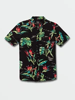 Birds Of Raredise Short Sleeve Shirt - Black