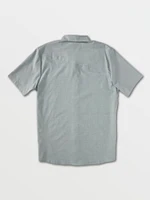 Everett Oxford Short Sleeve Shirt - Storm Blue