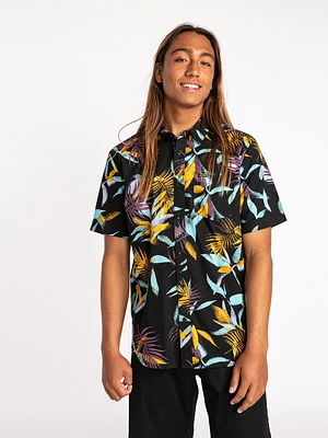 Leaf Spray Short Sleeve Shirt