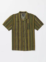 Skate Vitals Simon Bannerot Woven Short Sleeve Shirt - Dark Khaki