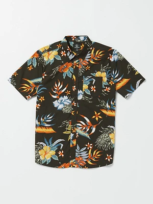 Sunriser Floral Short Sleeve Shirt - Stealth