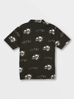 Rise And Stone Short Sleeve Shirt - Black