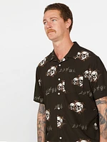 Rise And Stone Short Sleeve Shirt - Black