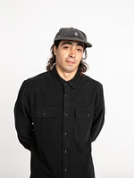 Minneret Long Sleeve Flannel - Black