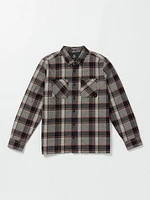 Brickstone Lined Flannel Long Sleeve Shirt - Dirty White