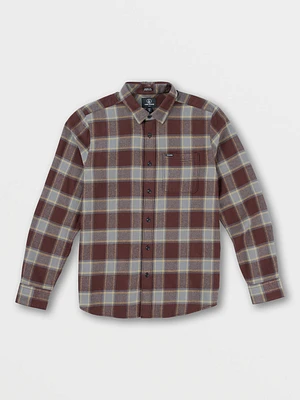 Caden Plaid Long Sleeve Flannel