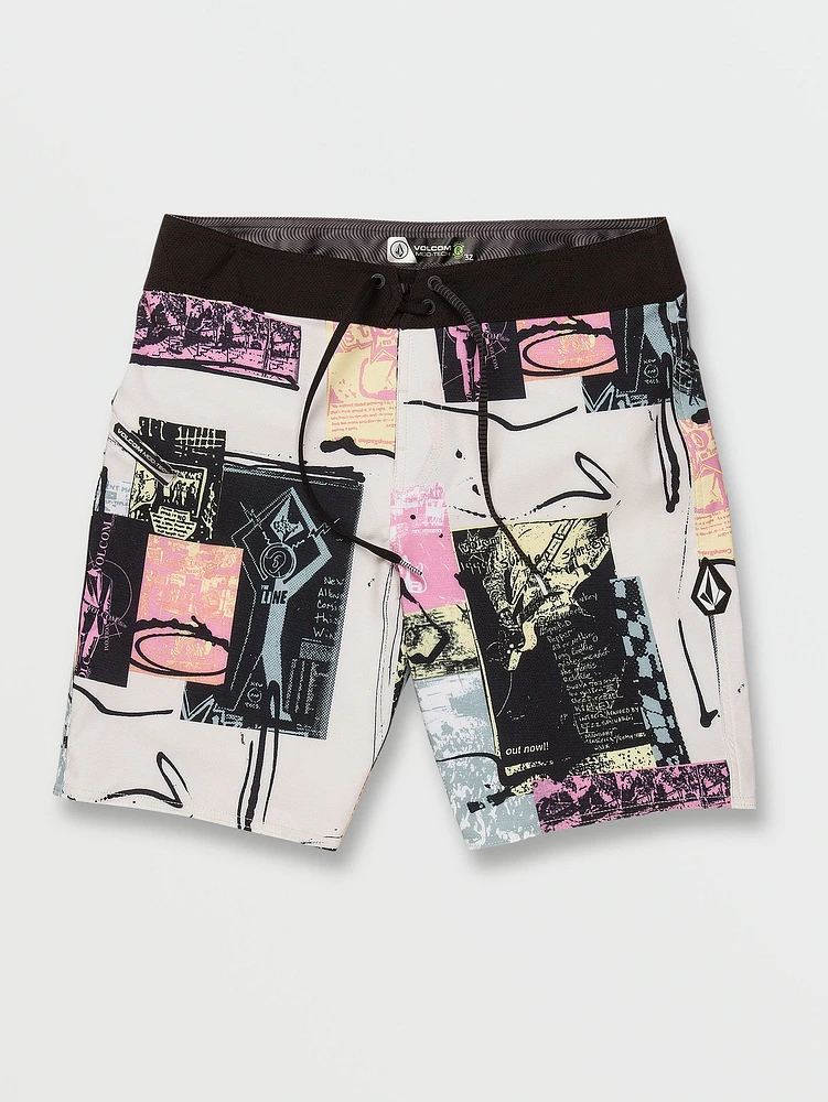 Volcom Entertainment Flyer Mod Trunks - Whitecap Grey