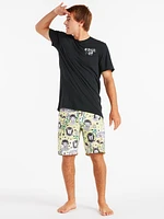 Surf Vitals Ozzy Stoneys Trunks 19 - Glimmer Yellow