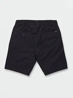 Frickin Elastic Waist Shorts - Navy