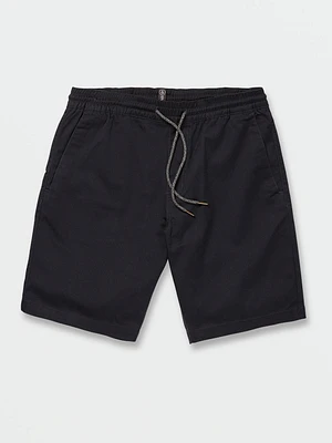 Frickin Elastic Waist Shorts - Navy