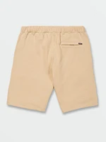 Iconic Stone Plus Elastic Waist Fleece Shorts