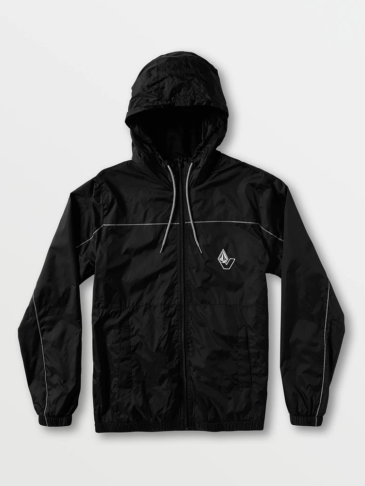 Ermont Windbreaker Jacket - Black