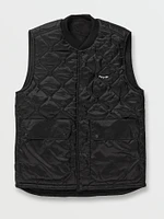 Bowered Reversible Vest - Black