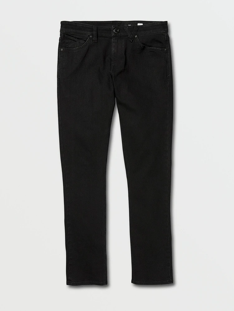 _2x4 Skinny Fit Jeans - Black Out