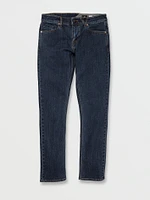 2x4 Skinny Fit Jeans - Dirty Med Blue