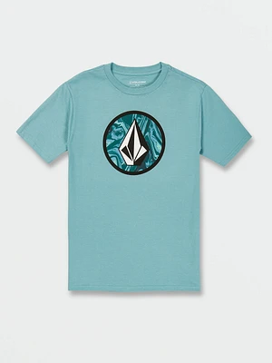 Circle Stone Short Sleeve Tee - Cali Blue Heather