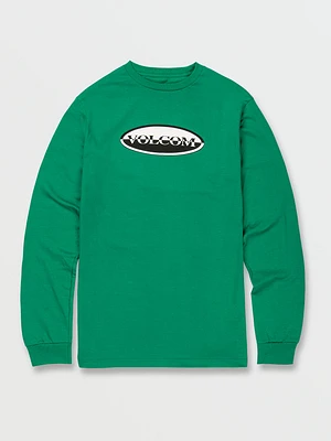 Ovoid Long Sleeve Tee - Synergy Green