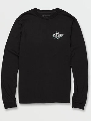 Volcom Entertainment Long Playing Sleeve Tee - Black