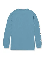 Iconic Stone Long Sleeve Tee - Cali Blue