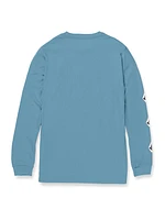 Iconic Stone Long Sleeve Tee - Cali Blue