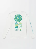 Farm to Yarn Molchat Long Sleeve Tee - Off White